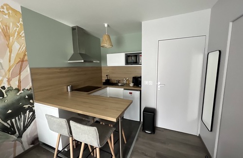 Equemauville Apartamento | Charmant T2 près d’Honfleur avec jardin paisible