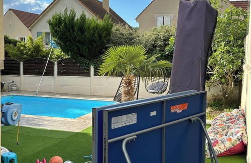 Argenteuil Casa | Charmante Maison au Nord de Paris Avec Piscine Chauffée