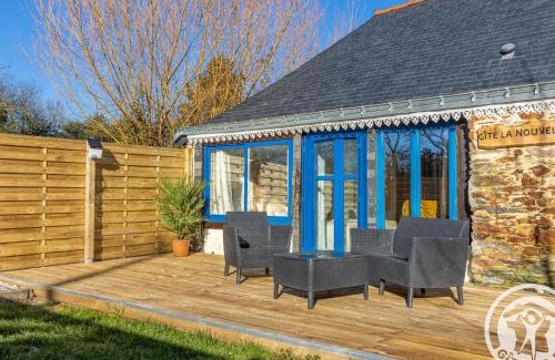 Ombree d'Anjo Casa | Charmante maison en Anjou Bleu, 2 pers, terrasse, poêle à bois, équipements bébé, cuisine équipée - FR-1-622-72