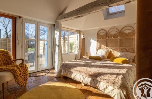 Ombree d'Anjo Casa | Charmante maison en Anjou Bleu, 2 pers, terrasse, poêle à bois, équipements bébé, cuisine équipée - FR-1-622-72