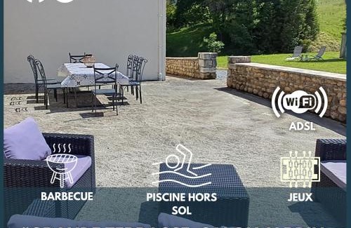 Aubertin Casa | Charmante maison - Terrasse, Piscine - Près de Pau