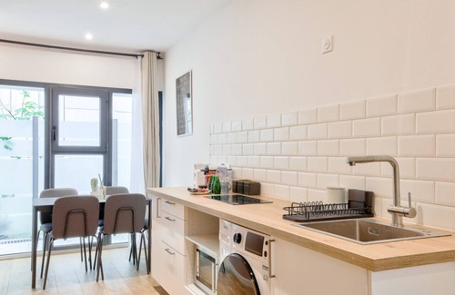 19th Arrondissement Apartamento | Charme Parisien 6 Personnes, 2 Chambres, 19ème