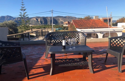 Tavernes de la Valldigna Casa | Charming vacation home on the beach - with roof terrace - your retreat by the sea