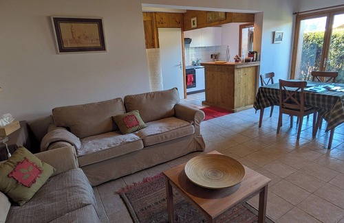 Saint-Gervais-les-Bains Apartamento | Charming duplex apartment in the heart of the village: view, quiet, fireplace and sauna
