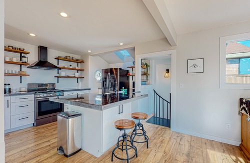 Bells Beach Casa | Charming 1940s abode with hot tub, grill, fireplace, & game room - beach access