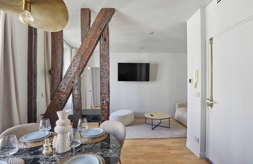 Quartier Sainte-Marguerite Apartamento | Charming 1bdr AC Le Marais Centre de Paris