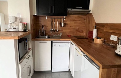 Cambo-les-Bains Apartamento | Acogedor T1Bis en Cambo-les-Bains con Terraza y Wifi