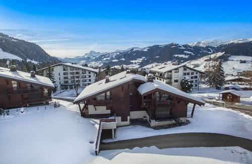 Le Planellet Apartamento | Apartamento cerca del Mont d'Arbois: 1 Hab, 45m², Balcón, Acepta Mascotas, 4 Pers.