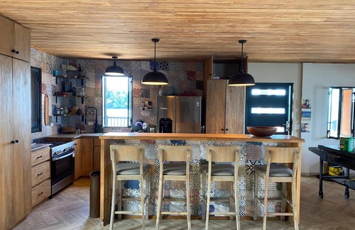 Boca Chica Casa | Charming 2-bedroom, 2.5 bath Over-water House on Secluded Beach!