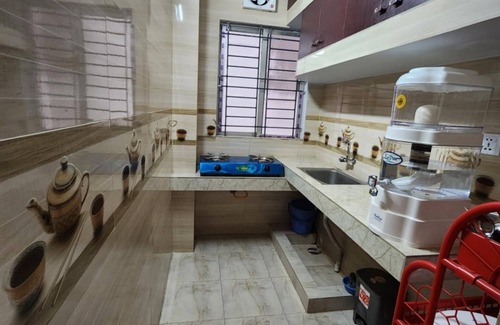 Basundhara Residential Area Apartamento | Charming 2-bedroom Apartment with WiFi, AC in pleasant Bashundhara, Dhaka.