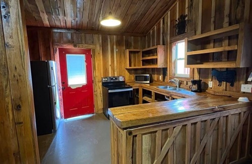 Malakoff Cabina | Charming 2-bedroom cabin in peaceful Malakoff on the lake with AC