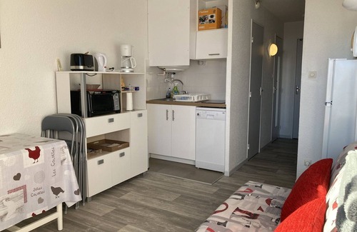 Eclose-Est Apartamento | Encantador 2 piezas en Alpe d'Huez, 4 pers, balcón sur, guardaesquís