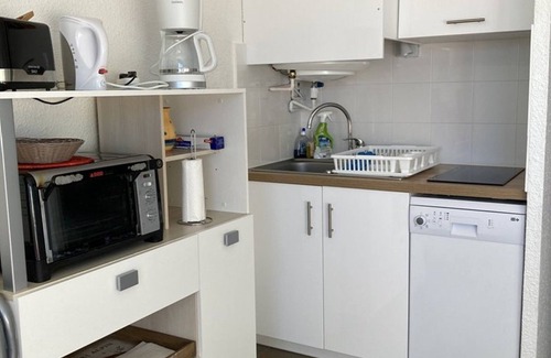 Eclose-Est Apartamento | Encantador 2 piezas en Alpe d'Huez, 4 pers, balcón sur, guardaesquís