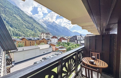 Chamonix City Centre Apartamento | Chamonix – Centro, 4/5 personas, 56 m², 2 dormitorios, vistas al Mont-Blanc, cerca del teleférico