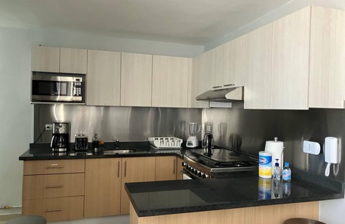 Puebla Apartamento | Elegante 2Hab/2Ba cerca Plaza Cristal, con Netflix