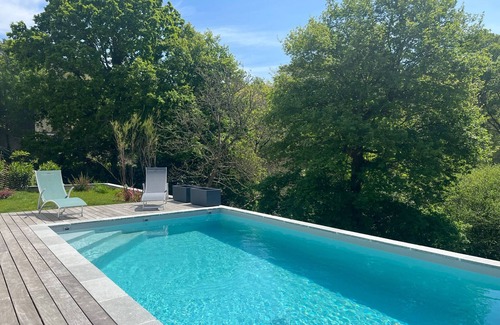 Ciboure Apartamento | Encantador T3 con piscina y aparcamiento en casa vasca