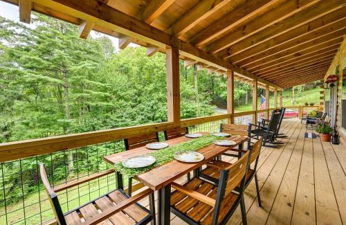 Cullowhee Casa | Charming 3BR Cabin with Hot Tub and Fire Pit Near WCU