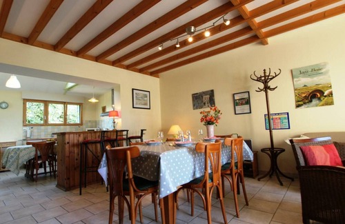 Le Parc Cabaña | Gite acogedor con jardín, terraza y vistas al Mont Saint-Michel, ideal para familias y mascotas
