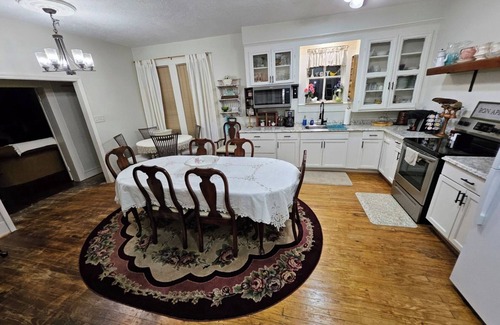 Coldspring Casa | Charming 4-bedroom house in Coldspring just 1 block from the Courthouse square.