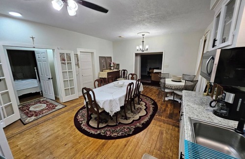 Coldspring Casa | Charming 4-bedroom house in Coldspring just 1 block from the Courthouse square.