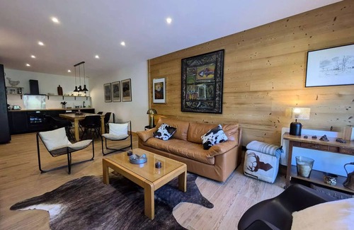 Areches Apartamento | Charming 6-person apartment with sunny terrace at the foot of the slopes