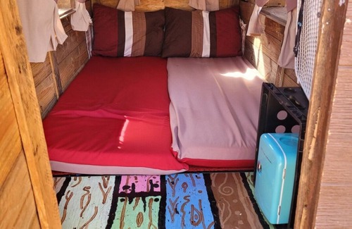 Dorset Cabina | Charming A Frame tent on wheels