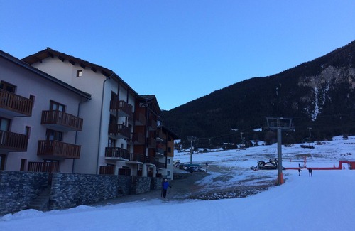 Termignon Apartamento | Encantador apartamento al pie de las pistas, vista despejada sobre laderas y montañas