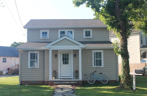 West Cape May Cabaña | Beach Cottage con Encanto en West Cape May - Nueva construcción