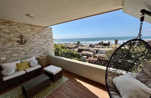 Concon Apartamento | Hermoso depto frente a la playa primera linea