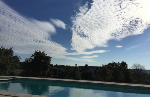 Manneville-la-Pipard Casa | Encanto mansión de campo con piscina, cerca de un campo de golf