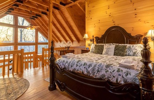Purlear Cabina | Charming Cabin On 9 Acres & Near Waterfall