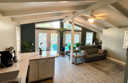Butler Beach Casa | Charming Canal Front Cottage! Walk to the Beach!
