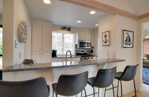 Mews Village Casa | Charming Cape Cod Home w/ Patio, 2 Mi to Beach!