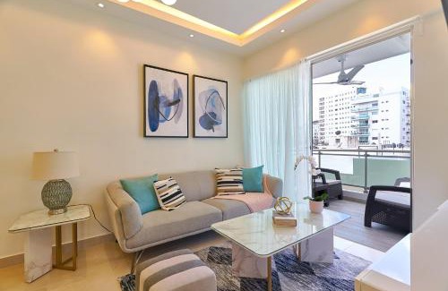 Downtown Santo Domingo Apartamento | Charming City Center Condo, Full AC, Pool, Gym