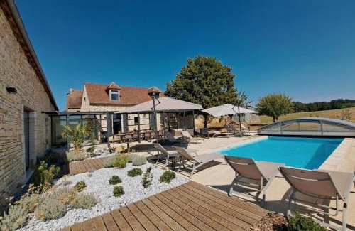 Veyrines-de-Domme Villa | Charming cocoon - swimming pool & large spaces 7000 m