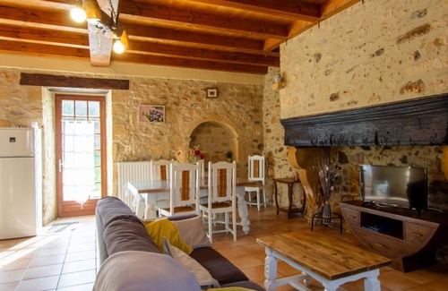 Saint-Avit-Riviere Cabaña | Casa rural con jacuzzi compartido en Saint-Avit-Rivière