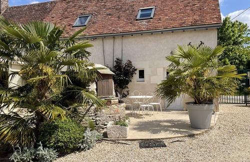 Cigogne Cabaña | Encantadora casa rural con jardín, cerca de castillos del Loira y rutas en bici