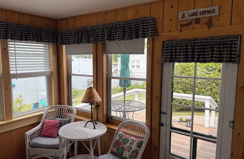 Westmore Cabina | Charming cottage on Lake Willoughby w/ sun porch, private deck and dock.