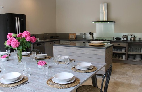 Fontclaireau Cabaña | Casa rural con piscina privada, jardín cerrado y WIFI, ideal para familias