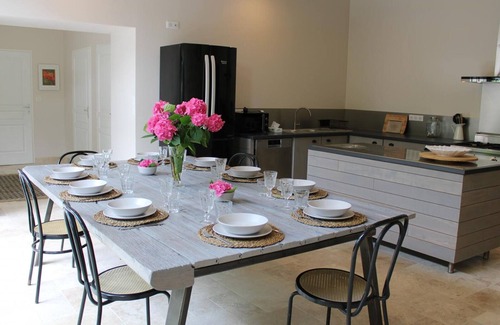Fontclaireau Cabaña | Casa rural con piscina privada, jardín cerrado y WIFI, ideal para familias