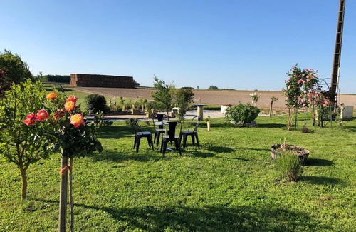 Chedigny Cabaña | Casa rural en Touraine con jardín, cerca de castillos, ideal para familias
