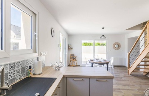 Saint-Pierre-Eglise Cabaña | Casa moderna con jardín privado cerca del puerto de Barfleur
