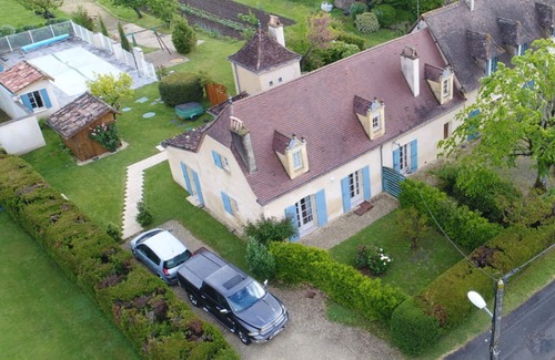 Lamonzie-Saint-Martin Cabaña | Casa acogedora con piscina y jardín en Lamonzie-Saint-Martin, cerca de Bergerac