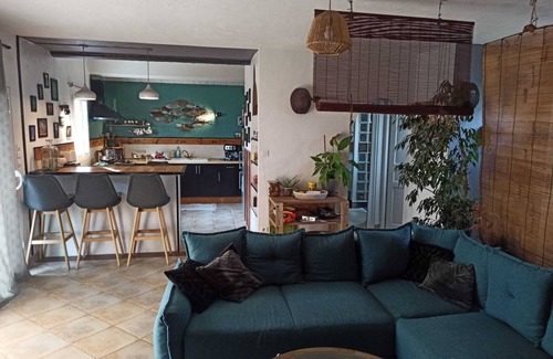 Le Grand-Village-Plage Casa | Charming house with garden near sea and forest