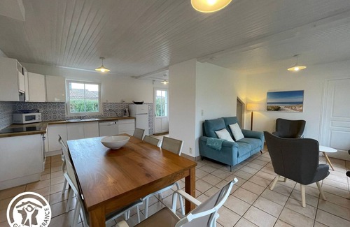 Bourgenay Cabaña | Casa con Encanto para 6 Personas en Talmont St Hilaire, Cerca de Playas y Ciclovías