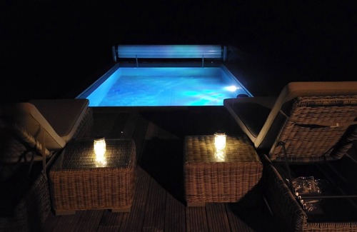 Saint-Laurent-d'Olt Casa | Charming house, swimming pool, terrace and superb view!