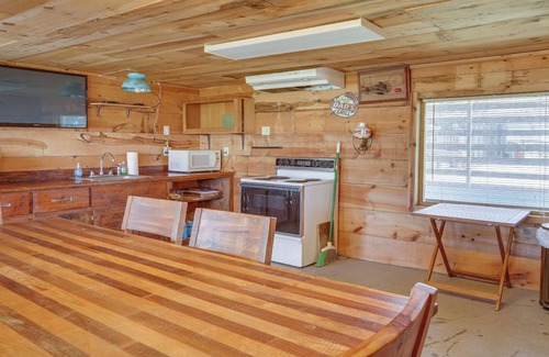Lake Charles Casa | Charming Home w/ Dock, Fishing Retreat on the Lake