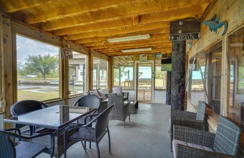 Lake Charles Casa | Charming Home with Dock, Near Downtown Lake Charles!