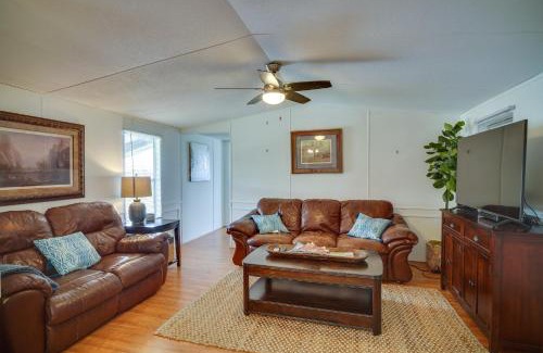 Lake Charles Casa | Charming Home with Dock, Near Downtown Lake Charles!