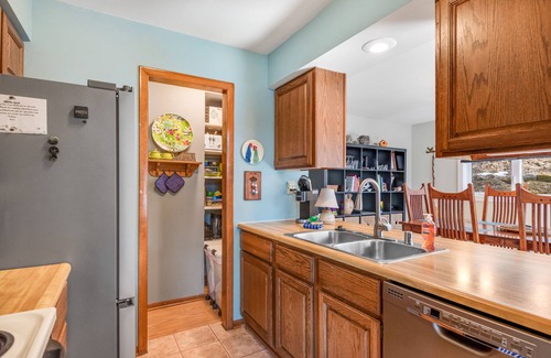 Baraboo Casa | Charming home with deck, grill, firepit, & washer/dryer - quiet location